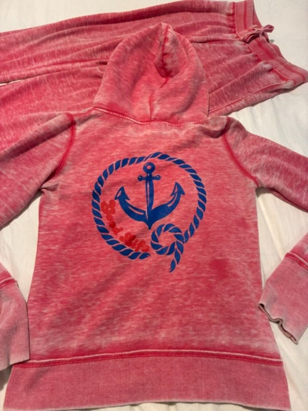 Good Life By Rex Made In California Distressed Sweat Set - Like New!